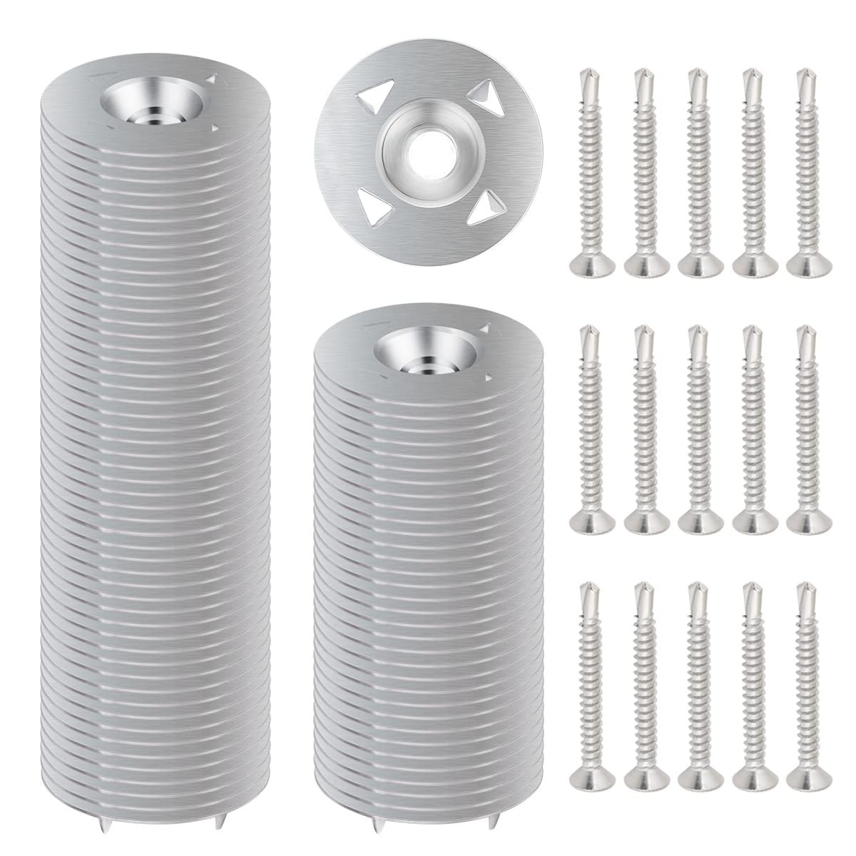 200 Pc Fastener Kit Board Hardware Set for Foam Board