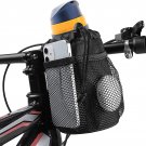 Bike Cup Holder, Adjustable with Mesh Pockets for mounting on Handlebar