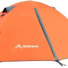 BISINNA 2 Person Camping Tent Lightweight Backpacking, Waterproof Windproof Two