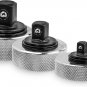 3pc Mini Finger Ratchet Set 1/4 3/8 1/2 Drive Palm Stubby Ratchet Tool