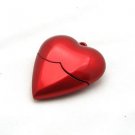 8GB USB Flash Drive  Memory  Drive Heart  Necklace/Keychain
