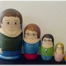 Your Family Keepsake Custom Nesting Dolls 5pcs