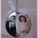 Personalized Wedding Ornament Bride Groom - Keepsake Gift