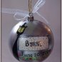 Personalized Wedding Ornament Bride Groom - Keepsake Gift