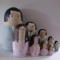 Wedding Nesting Dolls Bride Groom - Personalized Gift 5pcs