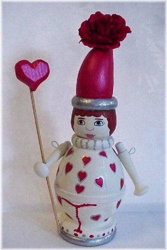 Engagement Clown with Red Heart -Keepsake Box for Ring