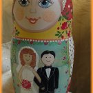Personalized Wedding Cake toppers Bride Groom original custom made