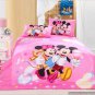 Queen Duvet Covers Comforter Sets 5Pc Pink Mickey Minnie Mouse Bed Linens Bed Sets