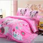 Queen Duvet Covers Comforter Sets 5Pc Super Cute Pink Minnie Mouse Bed Linens Bed Sets