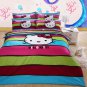 Queen Duvet Covers Bed in a Bag 5Pc Multi Colored Hello Kitty Bed Linens Bed Sets