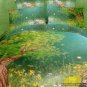 Queen Duvet Covers Bed in a Bag 5Pc Beautiful Blue Green Forest Bed Linens Bed Sets