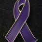 Epilepsy Awareness Purple Support Ribbon Lapel Pin New
