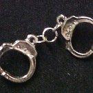 Silver Handcuffs Tie Pin Tac Police Law Officer Cop New