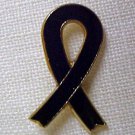 Black Ribbon Melanoma Funeral Memory POW MIA Pin New