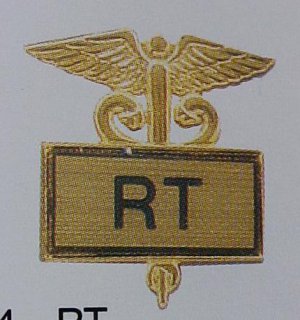 New RT Respiratory Therapist Lapel Pin Caduceus 3504G