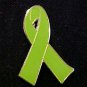 Non-Hodgkin's Lymphoma Lime Green Awareness Ribbon Pin