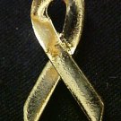 Gold Awareness Ribbon Childhood Child Cancer Pin New