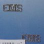 EMS Medical Lapel Pins Tacs Set of 2 Silver Nickel New