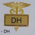 Dental Hygienist Emblem Inlaid Pin Caduceus 3503G New