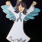 Myasthenia Gravis Awareness Ribbon Angel Brown Pin New