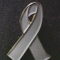 Diabetes Awareness Gray Support Ribbon Lapel Pin New