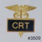 New CRT Certified Respiratory Tech Lapel Pin 3509B