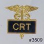 New CRT Certified Respiratory Tech Lapel Pin 3509B