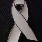 Gray Diabetes Awareness Ribbon Support Pin Tac New