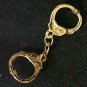 Gold Handcuffs Lapel Cap Tie Pin Tac Double Back NIB