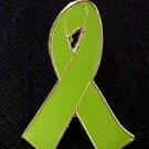 Sandhoff Disease Lime Green Awareness Ribbon Pin New