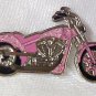 Breast Cancer Awareness Ribbon Motorcycle Biker Pin New