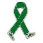 Mitochondrial Lapel Pin Awareness Month is September Green Ribbon Walking Legs
