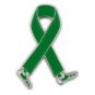 Organ Transplant Lapel Pin Awareness Month is April Green Ribbon Walking Legs