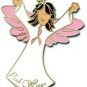Breast Cancer Awareness Pink Ribbon Angel Brown Pin New