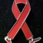 Wolff-Parkinson-White Awareness February Red Ribbon Walking Legs Lapel Pin New