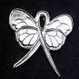 Brain Disabilities Awareness Silver Ribbon Butterfly Lapel Pin Exclusive New