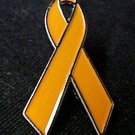 Prevent Animal Cruelty Awareness Orange Ribbon Pin Tac