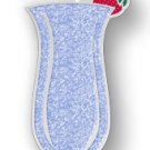 Stomach Cancer Awareness Pin Periwinkle Glitter Hurricane Pina Colada Glass New