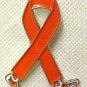 Tay-Sachs Awareness Month is May Orange Ribbon Walking Legs Lapel Pin New