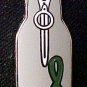 Cerebral Palsy Green Awareness Ribbon Beer Bottle Koozie Huggie Cover Pin New