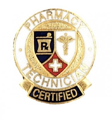 Certified Pharmacy Technician Pin Graduation Medical Lapel Pins Drug Stores New
