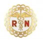 RN Lapel Pin Registered Nurse Scalloped Medical Graduation Recognition Pins New