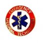 EMT Collar Pin Device Emergency Medical Technician Star of Life 59G2 Red Gold