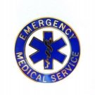 EMS Collar Pin Device Emergency Medical Service Blue Gold Star of Life 54G2 New