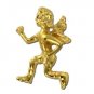 Guardian Angel Running Lapel Pin Wings Relay For Life Gold Plate Cap Tac USA New