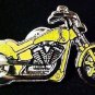 Yellow Awareness Lapel Pin Ribbon Motorcycle Cancer Cause Biker Bike Ride New