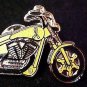 Yellow Awareness Lapel Pin Ribbon Motorcycle Cancer Cause Biker Bike Ride New