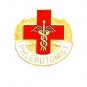 Phlebotomist Lapel Pin Cross Caduceus Insignia Blood Lab Technician 5001 New