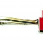 Fireman Ax Tie Bar Clip Firefighter FD Fire Department Axe Silver Red P4115 New