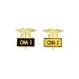 CNA II Lapel Pin Certified Nurses Assistant Aide Inlaid Caduceus 2 Colors 3514